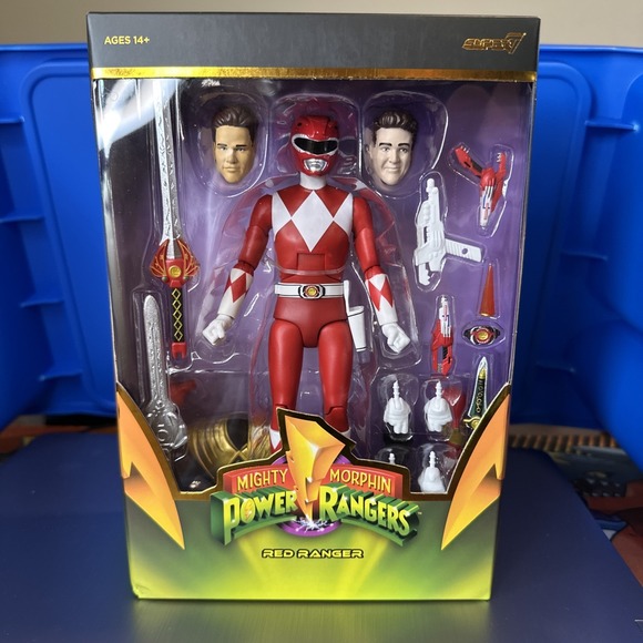 Super7 Other - Super 7 Power Rangers Ultimates Red Ranger Action Figure
